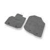 Premium tappetini auto in velluto compatibili con Honda City V (2009-2011) - tappeti auto grigio