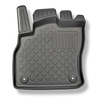 Tappetini Auto in TPE compatibili con Audi Q3 F3 SUV, Sportback (08.2018-....) - anche per la versione Quattro; anche per la versione ibrida TFSI e Plug-in Hybrid - tappeti auto neri