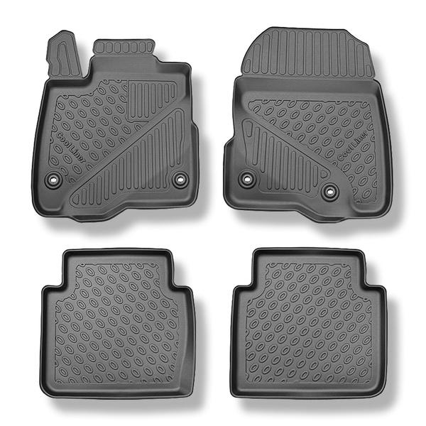 Tappetini Auto in TPE compatibili con Honda CR-V VI Hybrid (e:HEV) SUV (08.2023-....) - tappeti auto neri