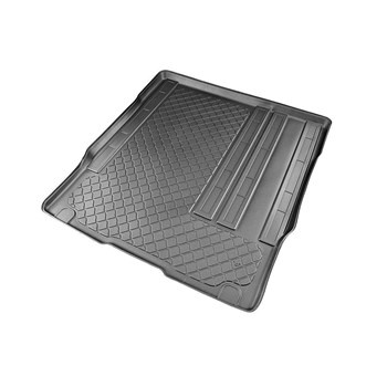 Vasca baule compatibile con Opel Zafira Life Monovolume (03.2019-....) - dietro la 2a fila di sedili; sedili su guide; interasse corta - tappetino per bagagliaio - tappeto bagagliaio per auto