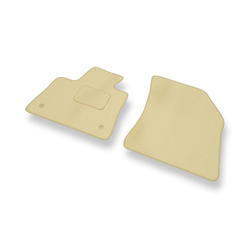 Premium tappetini auto in velluto compatibili con Peugeot 3008 II (2016-2024) - tappeti auto beige