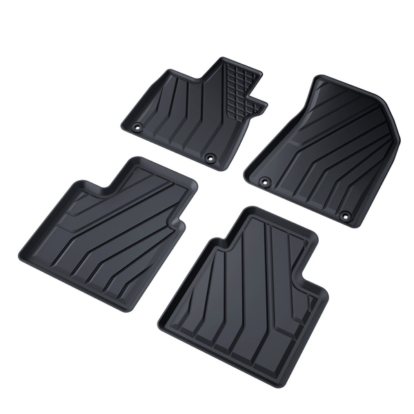 Tappetini Auto in TPE compatibili con MG HS PHEV Crossover (2024-....) - tappeti auto neri