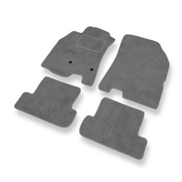 Premium tappetini auto in velluto compatibili con Renault Megane III (2008-2016) - tappeti auto grigio