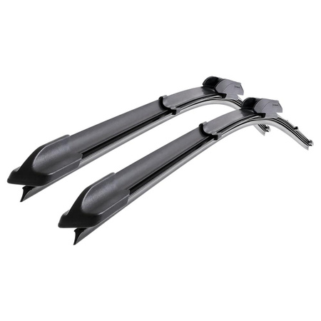 Spazzole tergicristallo anteriori compatibili con Saab 9-3 Cabriolet, SportCombi, SportSedan (2002-2007) - tergicristalli auto - lame tergilunotto - spazzole piatte