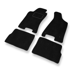 Premium tappetini auto in velluto compatibili con Audi 80 IV B4 Avant, Coupé, Cabriolet, Sedan (1991-1996) - tappeti auto nero