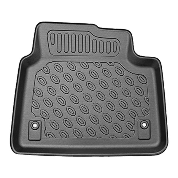 Completo di tappetini e tappetino per bagagliaio TPE per: Land Rover Discovery Sport L550 2019-.... (SUV) - 5/7 posti; terza fila abbassata; anche per i modelli con le guide del bagagliaio; ala destra rimovibile; anche Plug-in Hybrid