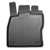 Completo di tappetini e tappetino per bagagliaio TPE per: Volkswagen Arteon Berlina (06.2017-....) - con kit di riparazione; senza ruota di scorta; ala sinistra rimovibile