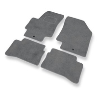 Premium tappetini auto in velluto compatibili con Hyundai Accent III (2006-2011) - tappeti auto grigio