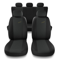 Coprisedili compatibili con Citroen C3 Aircross (2017-....) - fodere sedili universali - set coprisedili auto - X.R-G1