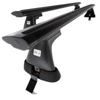 Barre portatutto in alluminio compatibili con Ford Mondeo mk IV Station Wagon (2007-2014) - senza punti di fissaggio di serie - portapacchi auto colore nero - portabagagli barre da tetto