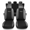 Coprisedili compatibili con Fiat Brava (1995-2001) - fodere sedili universali - set coprisedili auto - TG-S