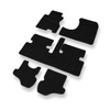 Tappetini in feltro compatibili con Honda Stream I (2001-2006) - tappeti auto nero