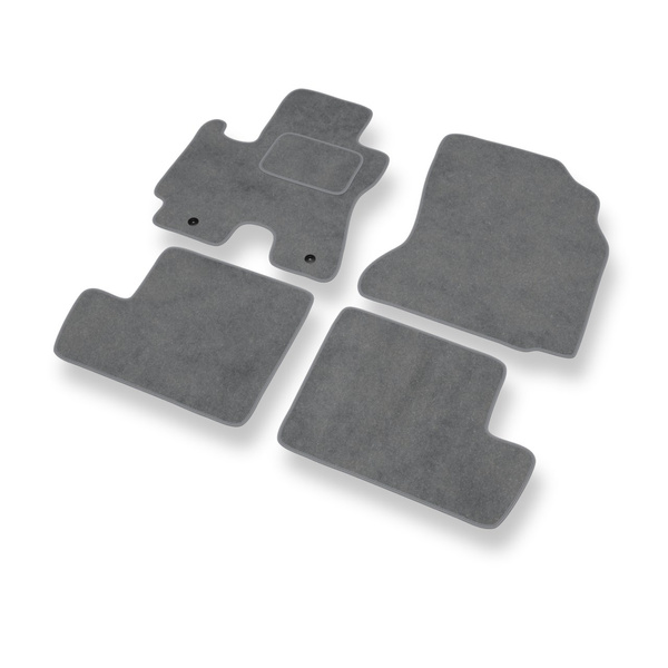 Premium tappetini auto in velluto compatibili con Toyota RAV4 II SUV (2000-2005) - tappeti auto grigio