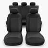 Coprisedili compatibili con Alfa Romeo 166 I, II, III (1998-2007) - fodere sedili universali - set coprisedili auto - RYL-G
