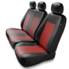 Coprisedili compatibili con Peugeot Partner I, II (1996-2019) - fodere sedili universali - set coprisedili auto - BC-RD