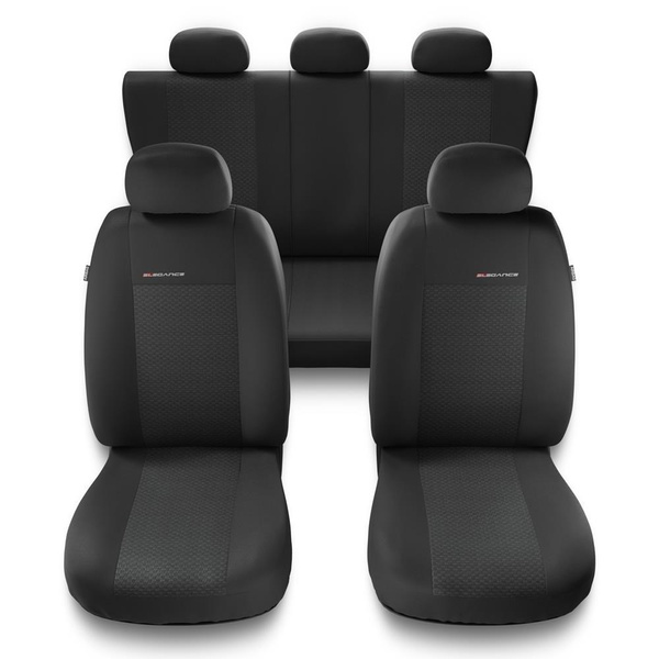 Coprisedili compatibili con Seat Toledo I, II, III, IV (1991-2018) - fodere sedili universali - set coprisedili auto - UNE-3