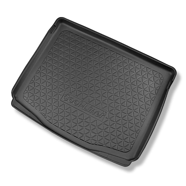 Completo di tappetini e tappetino per bagagliaio TPE per: Ford Kuga III 04.2020-.... (SUV) - con ruota di scorta temporanea o kit di riparazione; non per la versione ibrida