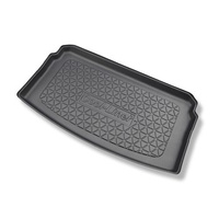 Vasca baule compatibile con Volkswagen Polo VI 2G AW Hatchback (10.2017-....) - portabagagli inferiore; piano di carico regolabile nella posizione più bassa - tappetino per bagagliaio - tappeto bagagliaio per auto