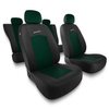 Coprisedili compatibili con Peugeot 308 I, II, III (2007-....) - fodere sedili universali - set coprisedili auto - S-GR