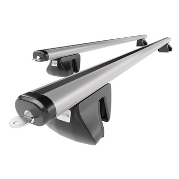 Barre portatutto in alluminio compatibili con Citroen C-Crosser SUV (2007-2012) - corrimano - portapacchi auto colore argento - portabagagli barre da tetto