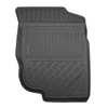 Tappetini Auto in TPE compatibili con Toyota Hilux VII Pick-Up (2006-08.2016) - cabina doppia - tappeti auto neri