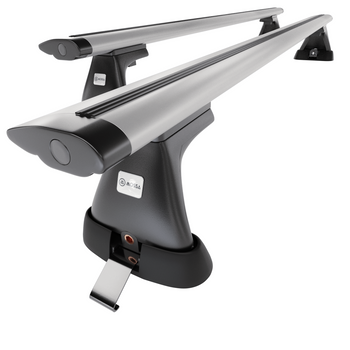Barre portatutto in alluminio compatibili con Citroen Berlingo mk I Van (2003-2010) - con punti di fissaggio di serie - portapacchi auto colore argento - portabagagli barre da tetto