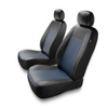 Coprisedili anteriori compatibili con Mazda 121 I, II, III (1987-2002) - fodere sedili universali - set coprisedili auto - 2CM-BL