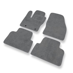 Premium tappetini auto in velluto compatibili con Ford Kuga I SUV (2008-2012) - tappeti auto grigio