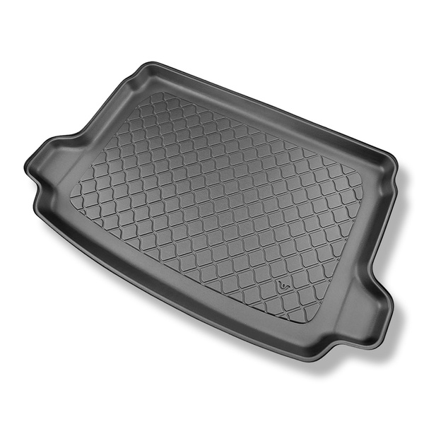 Vasca baule compatibile con Fiat 600e Hatchback (09.2023-....) - vano superiore; piano di carico regolabile in posizione più alta - tappetino per bagagliaio - tappeto bagagliaio per auto