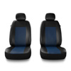 Coprisedili compatibili con Ford Tourneo Connect I, II, III, IV (2005-....) - fodere sedili universali - set coprisedili auto - 2CM-BL
