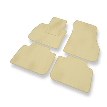 Premium tappetini auto in velluto compatibili con BMW X2 (2018-2023) - tappeti auto beige