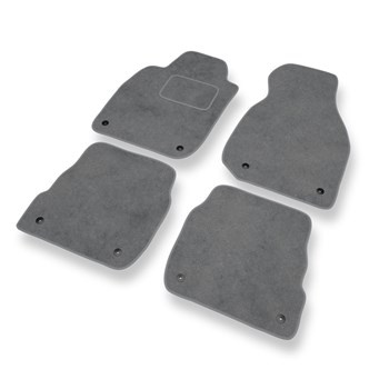 Premium tappetini auto in velluto compatibili con Audi A6 II C5 Avant, Sedan (1997-2004) - tappeti auto grigio