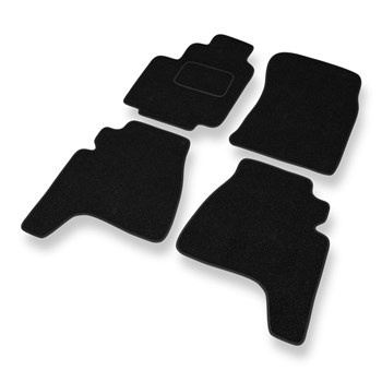 Tappetini in feltro compatibili con Daewoo Musso (1995-2005) - tappeti auto nero