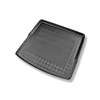 Vasca baule compatibile con Seat Tarraco SUV (10.2018-....) - 5 posti; per il portabagli superiore; modelli con piano di carico regolabile / 7 sedili; sedili 3a fila abbassati - tappetino per bagagliaio - tappeto bagagliaio per auto