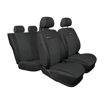 Coprisedili su misura compatibili con Volkswagen Golf Sportsvan Monovolume (2013-2020) - fodere sedili - set coprisedili auto - E1