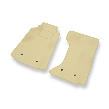 Premium tappetini auto in velluto compatibili con Mazda MX-5 III (2005-2015) - tappeti auto beige