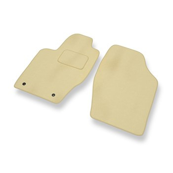 Premium tappetini auto in velluto compatibili con Citroen C4 I (2004-2013) - tappeti auto beige