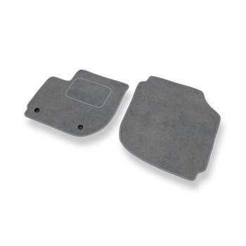 Premium tappetini auto in velluto compatibili con Honda Jazz IV (2015-2020) - tappeti auto grigio