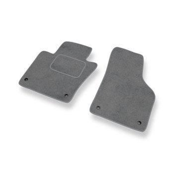 Premium tappetini auto in velluto compatibili con Volkswagen Jetta VI (2011-2018) - tappeti auto grigio