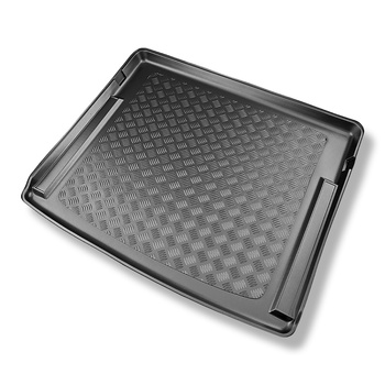 Vasca baule compatibile con Nissan Ariya SUV (09.2022-....) - portabagagli superiore; piano di carico regolabile nella posizione più alta; inclusi i modelli con barre di fissazione - tappetino per bagagliaio - tappeto bagagliaio per auto