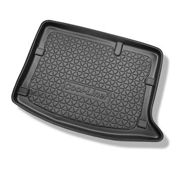 Vasca baule compatibile con Dacia Sandero I Stepway Crossover (06.2008-11.2012) - tappetino per bagagliaio - tappeto bagagliaio per auto