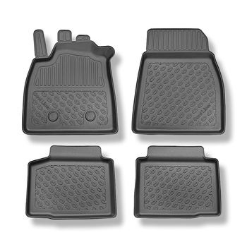 Tappetini Auto in TPE compatibili con Dacia Bigster Full Hybrid (hybrid 155) SUV (03.2025-....) - tappeti auto neri