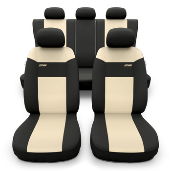 Coprisedili compatibili con Alfa Romeo 146 (1994-2001) - fodere sedili universali - set coprisedili auto - RSL-BE