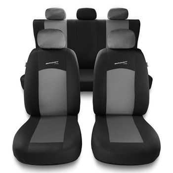 Coprisedili compatibili con Renault Koleos I, II (2008-2019) - fodere sedili universali - set coprisedili auto - S-G2