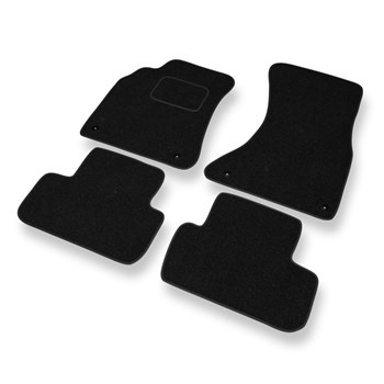 Tappetini in feltro compatibili con Audi A5 I 8T (3 porte) (2007-2016) - tappeti auto nero
