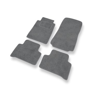 Premium tappetini auto in velluto compatibili con Mercedes-Benz Classe C W202 (1993-2000) - tappeti auto grigio