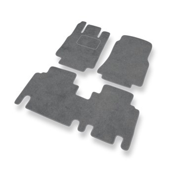 Premium tappetini auto in velluto compatibili con Mercedes-Benz Vaneo (2001-2005) - tappeti auto grigio