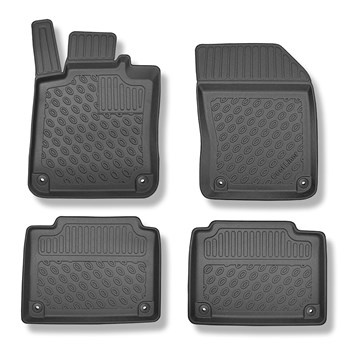 Tappetini Auto in TPE compatibili con Volvo V90 Station Wagon, Cross Country (09.2016-....) - tappeti auto neri