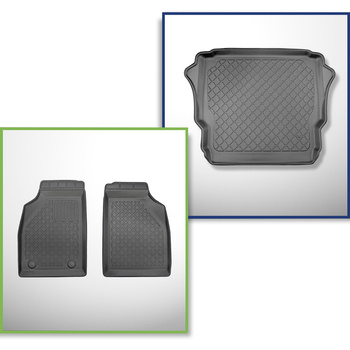 Completo di tappetini e tappetino per bagagliaio TPE per: Ligier JS60 09.2020-.... (SUV)
