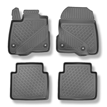 Tappetini Auto in TPE compatibili con Honda CR-V VI Hybrid (e:HEV) SUV (08.2023-....) - tappeti auto neri